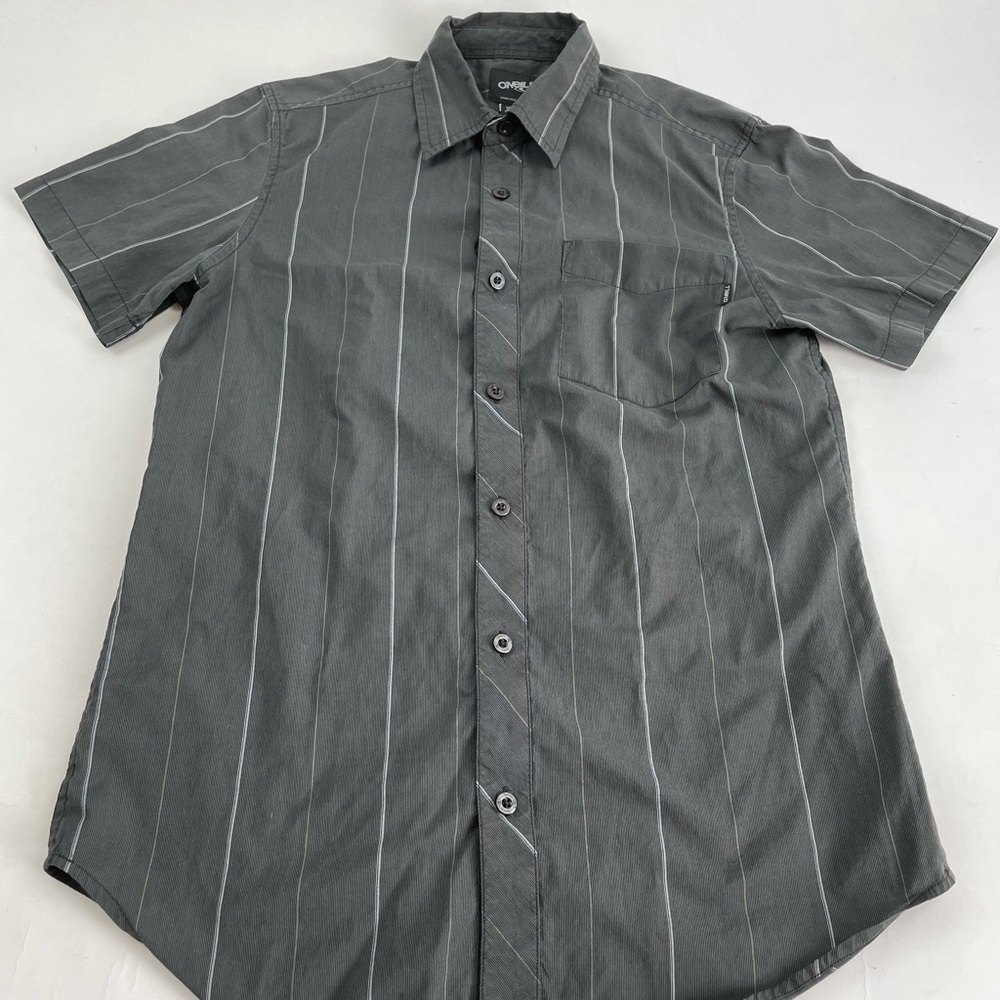 O’Neill s/s striped button shirt Men’s Small - Picture 1 of 12